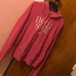 Pink hollister sweatshirt